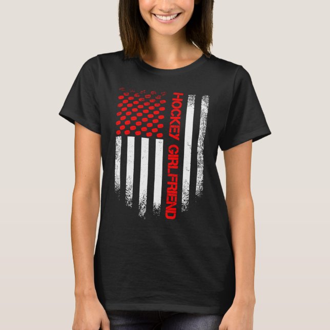 Camiseta Vintage USA Flag Namorada (Frente)