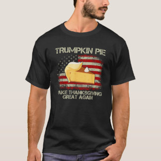 Camiseta Vintage USA Flag Trumpkin Pie Make Thankanding Gr