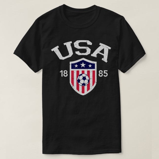Camiseta Vintage USA Soccer  (Frente do Design)