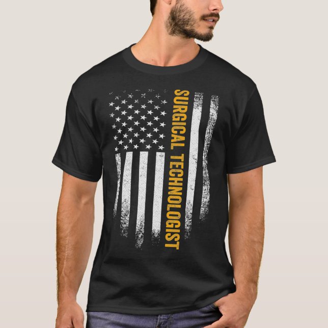 Camiseta Vintage USA Surgurgist Technologist Sofrida (Frente)