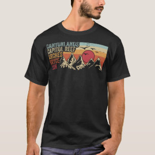 Camiseta Vintage Utah Souvenir Big 5 Utah poderoso 5 Nação