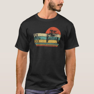 Camiseta Vintage UTV Led Riding Eat Sleep Ride SXS Life Off