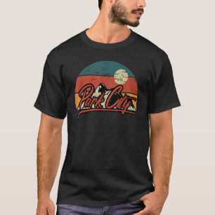 Camiseta Vintage Vacage Tee Retro Park City Utah Mountain