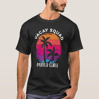 Camiseta Vintage Vacay Squad Punta Cana Summer Vacation Fri