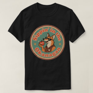 Camiseta Vintage Vale do Okanagan Relaxado Raposa