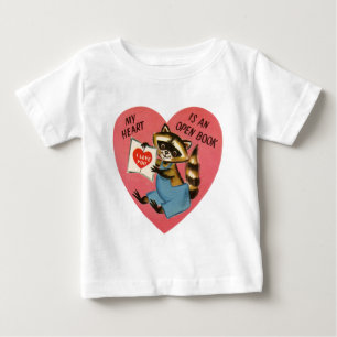 Camiseta Vintage Valentine Mapache