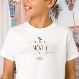 Camiseta Vintage Van Life Coastal Sand Beach Vibe Boys