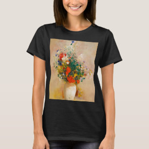 Camiseta Vintage Vase of Flowers (1906) por Odilon Redon