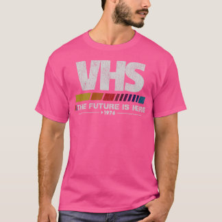 Camiseta Vintage VHS O Futuro Está Aqui
