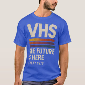 Camiseta Vintage VHS - O Futuro Está Aqui
