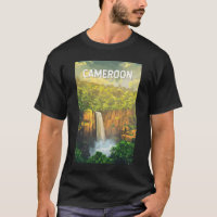Vintage Viagem da ilustração dos Camarões