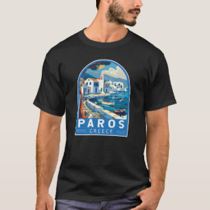 Camiseta Vintage Viagem de Grécia de Paros