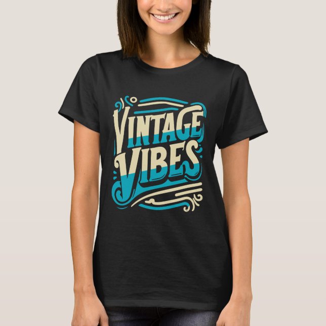 Camiseta "Vintage Vibes" Groovy (Frente)
