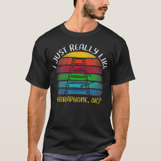 Camiseta Vintage Vibraphone Lover Eu Gosto Muito De Vibrap
