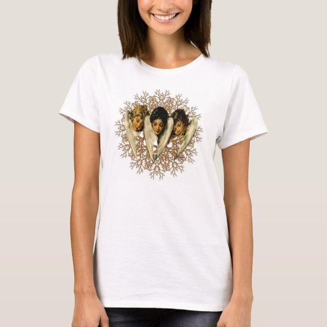 Camiseta Vintage Victorian Angels (Frente)