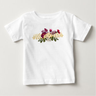 Camiseta Vintage Victorian Music Romance Tulips
