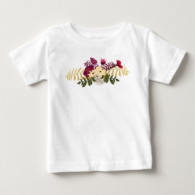Camiseta Vintage Victorian Music Romance Tulips (Frente)