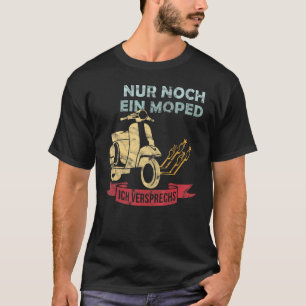 Camiseta Vintage Vintage Vintage Mens Moped 2 Stroke Anch E