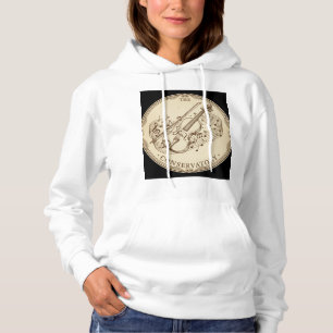 Camiseta Vintage Violin & Sheet Music Hoodie