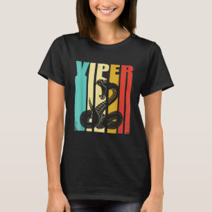 Camiseta Vintage Viper Tee Cobra Retro Para Homens Mulheres