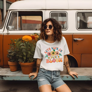Camiseta Vintage Viva a Vida em Flor