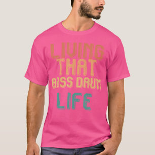 Camiseta Vintage Vivendo Aquela Vida De Tambor De Bass