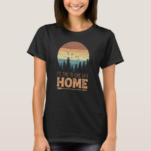 Camiseta Vintage Volta Para Casa, A Forrest Acampando O Hik
