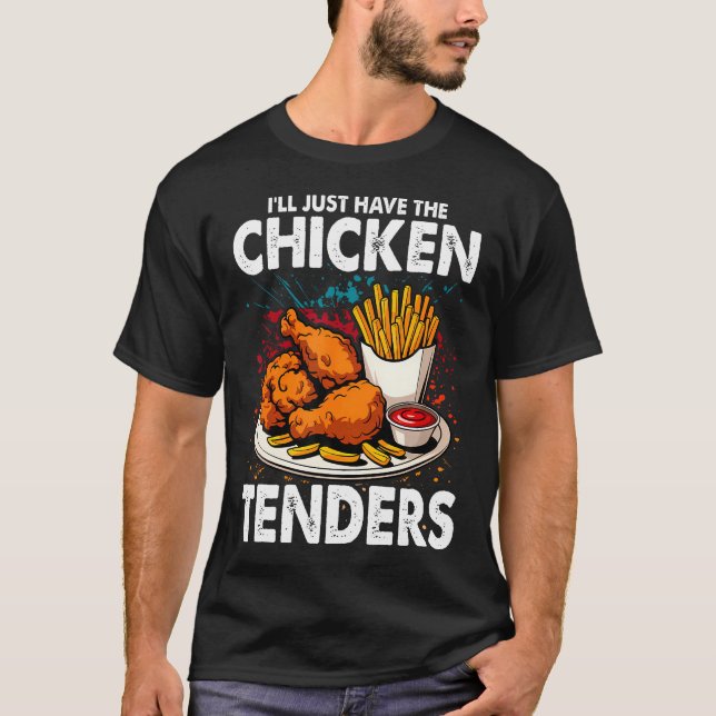Camiseta Vintage Vou Pedir Só o Frango (Frente)