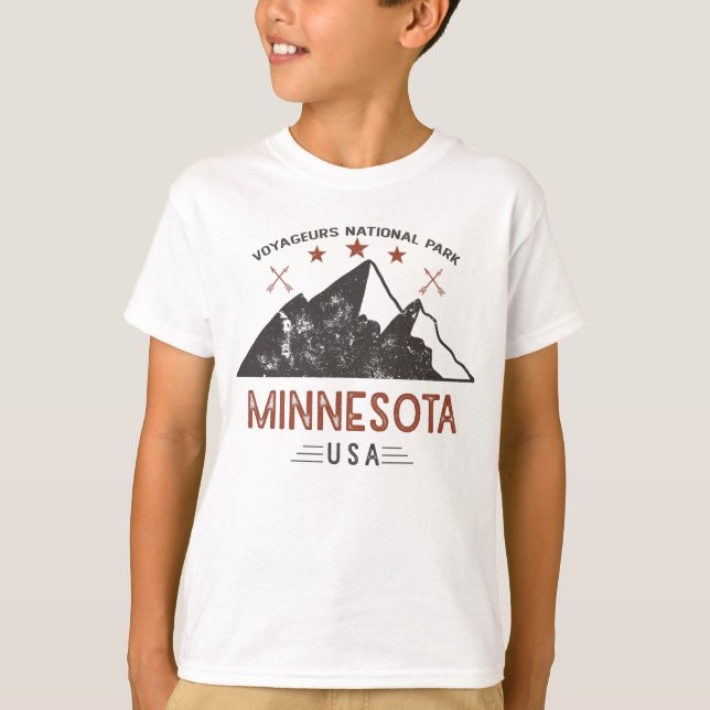 Camiseta Vintage Voyageurs National Park Minnesota (Frente)