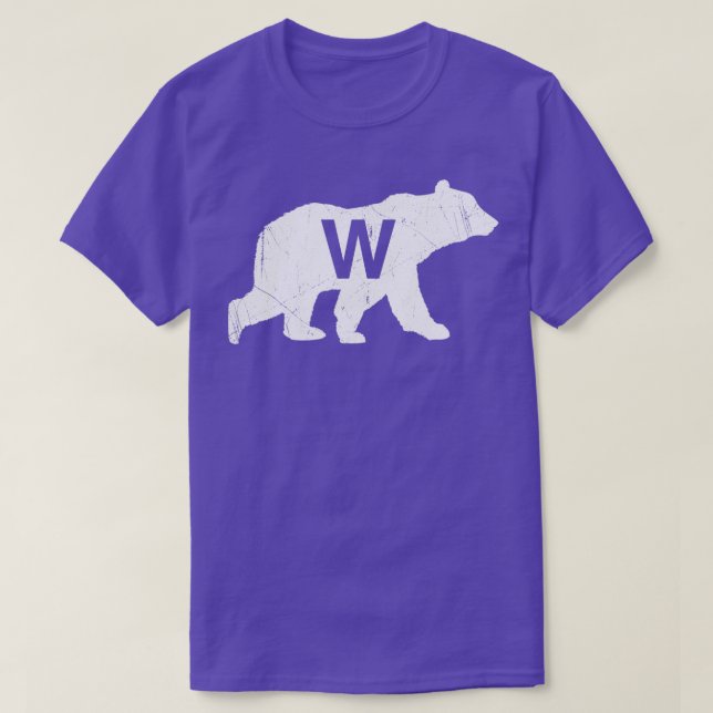 Camiseta Vintage W Bear Blue (Frente do Design)