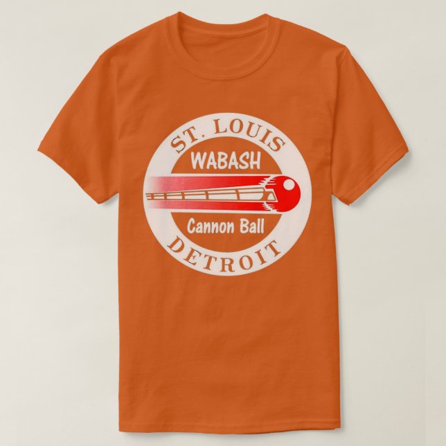 Camiseta Vintage Wabash Railroad 2 (Frente do Design)