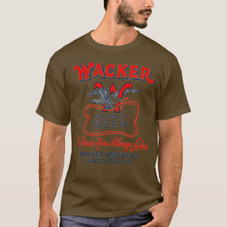 Camiseta Vintage Wacker All Malt Beer The Beer You Always L