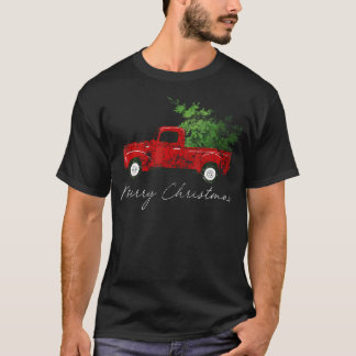 Camiseta Vintage Wagon Christmas - Tree On Car Xmas Vacat