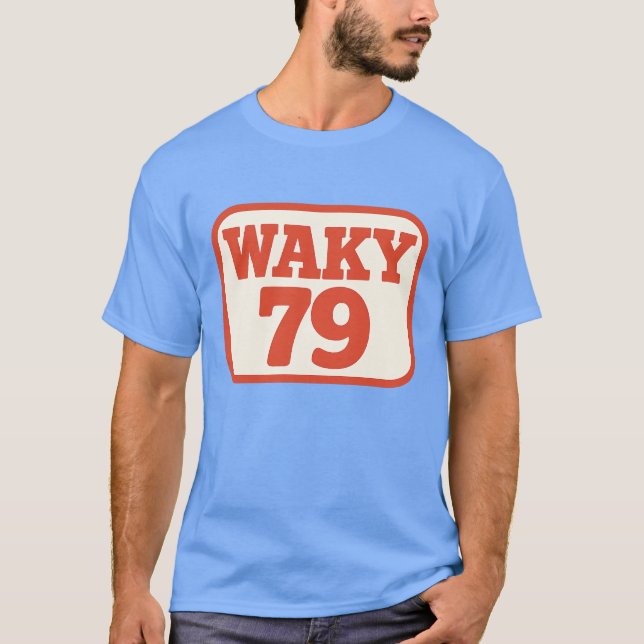 Camiseta Vintage WAKY 79, Kentucky (Frente)