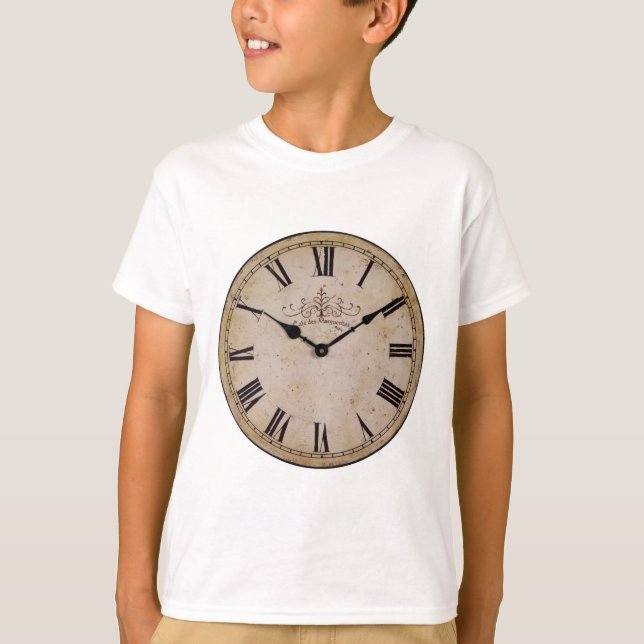 Camiseta Vintage Wall Clock (Frente)