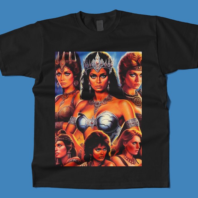 Camiseta Vintage Warrior Queens (Criador carregado)
