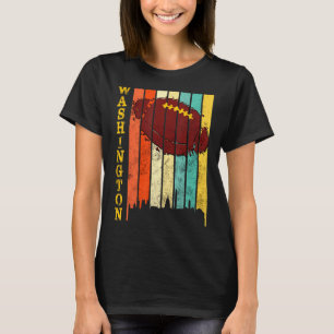 Camiseta Vintage Washington City Skyline Retro Futebol Cla
