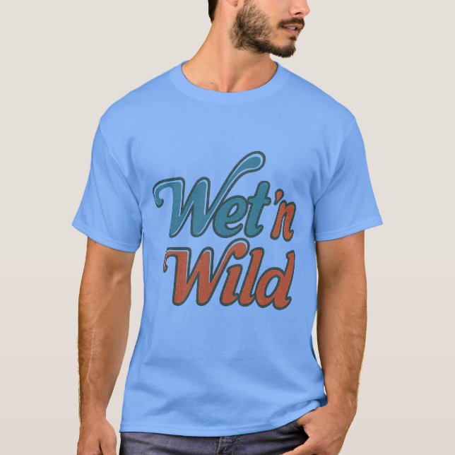 Camiseta Vintage waterpark Wet Wild (Frente)
