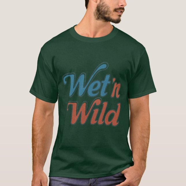 Camiseta Vintage waterpark Wet Wild (Frente)