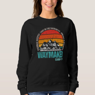 Camiseta Vintage Waymaker Promise Keeper Miracle Worker Chr