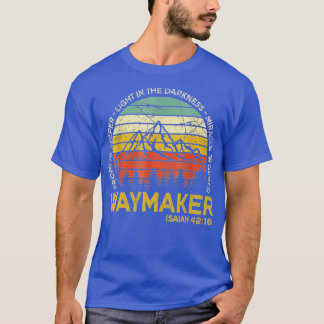 Camiseta Vintage Waymaker Promise Keeper Miracle Worker Chr