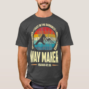 Camiseta Vintage Waymaker Promise Keeper Miracle Worker Chr