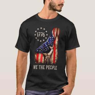 Camiseta Vintage We The Pessoas American History 1776 Indep