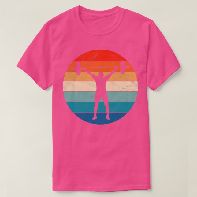 Camiseta Vintage Weightlifter (Frente do Design)