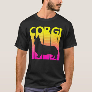 Camiseta Vintage Welsh Corgi Para Cães