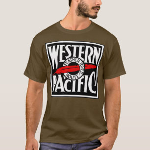 Camiseta Vintage Western Pacific Railroad River Rou