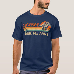 Camiseta Vintage Western Rodeo Cowboy C