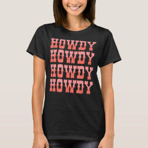 Camiseta Vintage White Howdy Rodeo Oeste do Sul