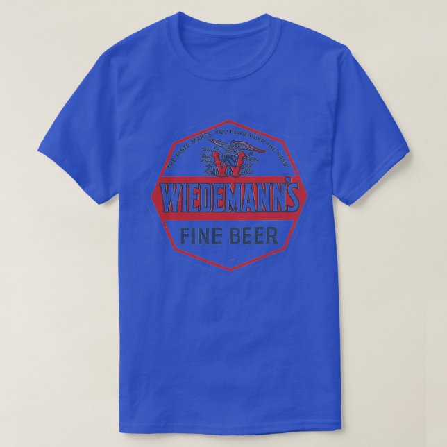 Camiseta Vintage Wiedemannx27s - Criação de Wiedemann de Ce (Frente do Design)