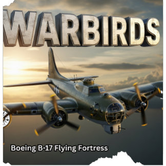 Camiseta Vintage WII B-17 Fortaleza Voadora